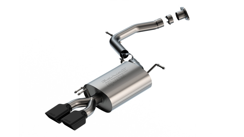 Borla 2023 Hyundai Palisade/20-22 Kia Telluride 3.8L V6 S-Type Axle-Back Exhaust w/ Black Chrome Tip - Image 4