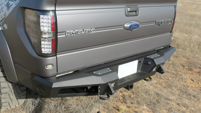 Addictive Desert Designs for 10-14 Ford F-150 Raptor HoneyBadger Rear Bumper w/ Tow Hooks - Image 2