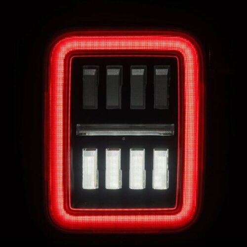 AlphaRex 19-24 Jeep Gladiator JT Nova-Series Prismatic LED Tail Lights - Alpha-Black - Image 5