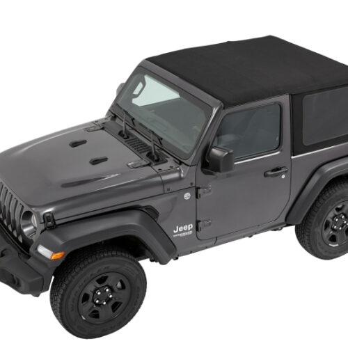 Bestop 18-26 Jeep Wrangler JL 2-Door Trektop (Premium Black Twill) - Image 5