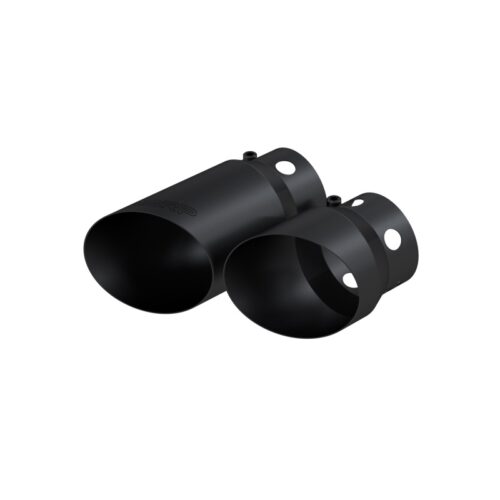 MBRP 2008+ Ford F250/350/450 6.4 L 4 inlet 5 Tip Cover Set - 6.75in and 9.75in Length - Black - Image 2