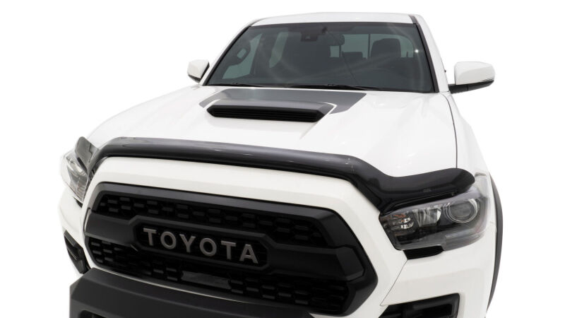 Husky Liners 05-11 Toyota Tacoma High Profile Hood Shield - Smoke - Image 2