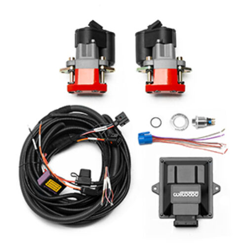 Wilwood 140-15978-RD Electronic Parking Brake Rear Retrofit Kit - 0.810in Rotor w/ Red Caliper