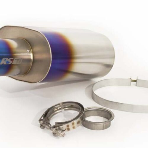 Alternative view of GReddy Universal 3.0in RS-Ti Oval Titanium Muffler