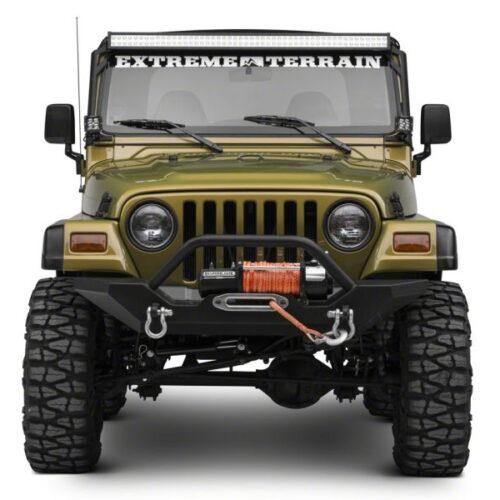 Raxiom for 1997-2006 Jeep Wrangler TJ 50-In LED Light Bar Windshield Mount w/ Auxiliary Bracket - Image 5