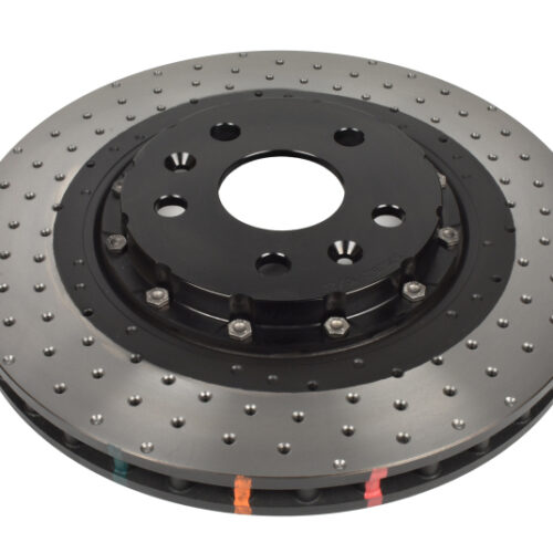 Alternative view of DBA 2020+ Chevrolet Corvette C8 Z51 Front 2-Piece Cross Drilled 5000 Series Rotor
