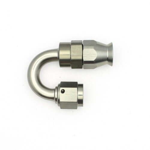 DeatschWerks 6AN Female Swivel 180-Degree Hose End PTFE (Incl. 1 Olive Insert)