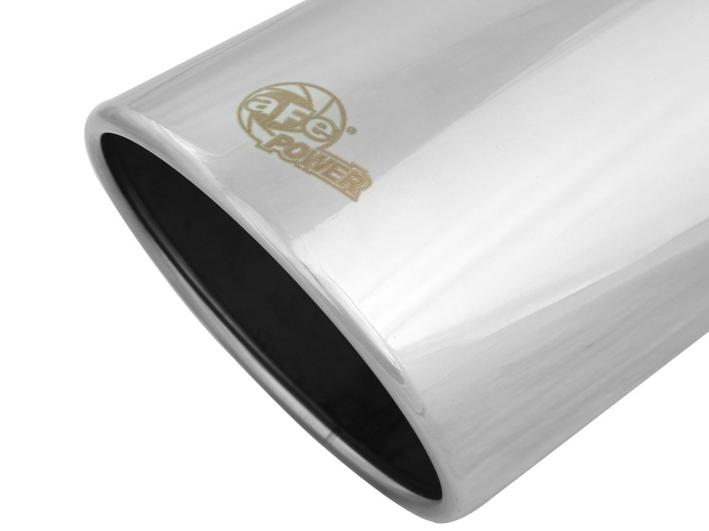 aFe Power Universal Bolt On Exhaust Tip Polished 5in Inlet x 6in Outlet x 12in Long - Image 7