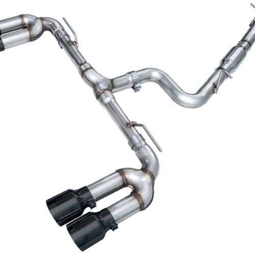 AWE Tuning Track Edition Exhaust - Diamond Black Tips for 22-24 Audi 8Y S3