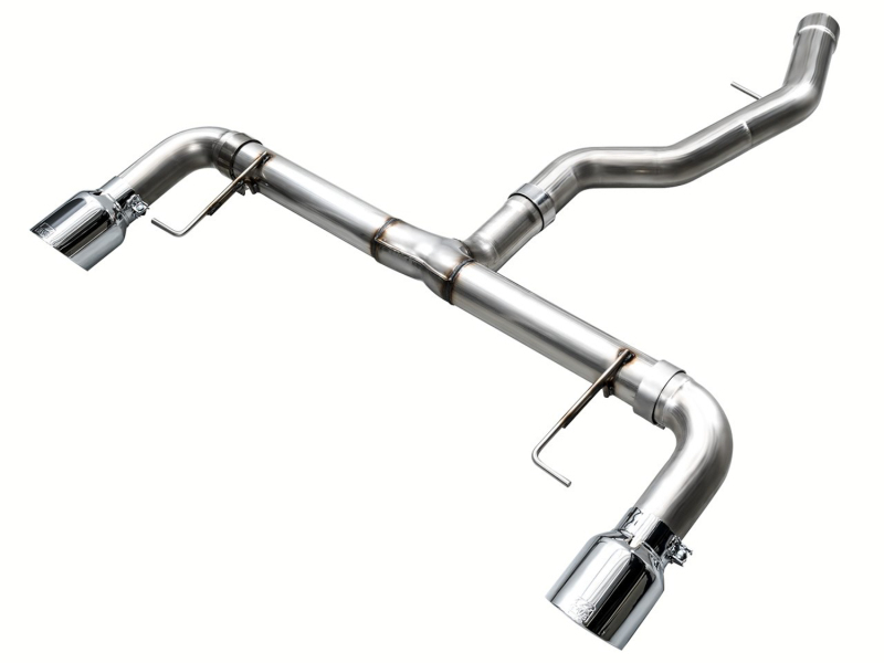 AWE Tuning Track Edition Axle-Back Exhaust - Chrome Silver for 19-23 BMW 330i / 21-23 BMW 430i Base G2X