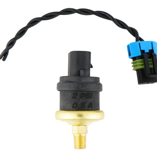 DeatschWerks 2psi 1/8th NPT Adjustable (1-3psi) Hobbs Switch with Pigtail (0.5A)