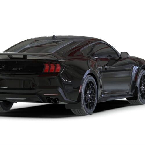 Rally Armor 24-26 Ford Mustang Black UR Mud Flap w/ Metallic Black Logo - Image 4