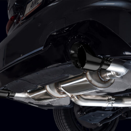 AWE Tuning Axle-Back Exhaust - Diamond Black for AWE 19-23 BMW 330i / 21-23 BMW 430i Base G2X Touring (Excl. Conv) - Image 4