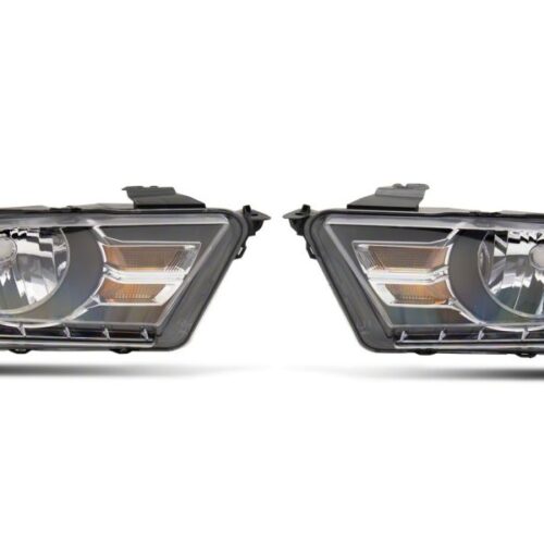 Alternative view of Raxiom for 2010-2012 Ford Mustang Axial Series OEM Style Rep Headlights- Chrome Housing (Clear Lens)