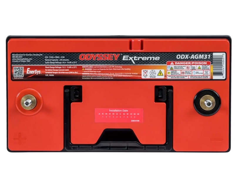 Odyssey Battery Auto/Truck/Heavy Duty & Commercial Extreme AGM Battery (31-PC2150S) - Image 3