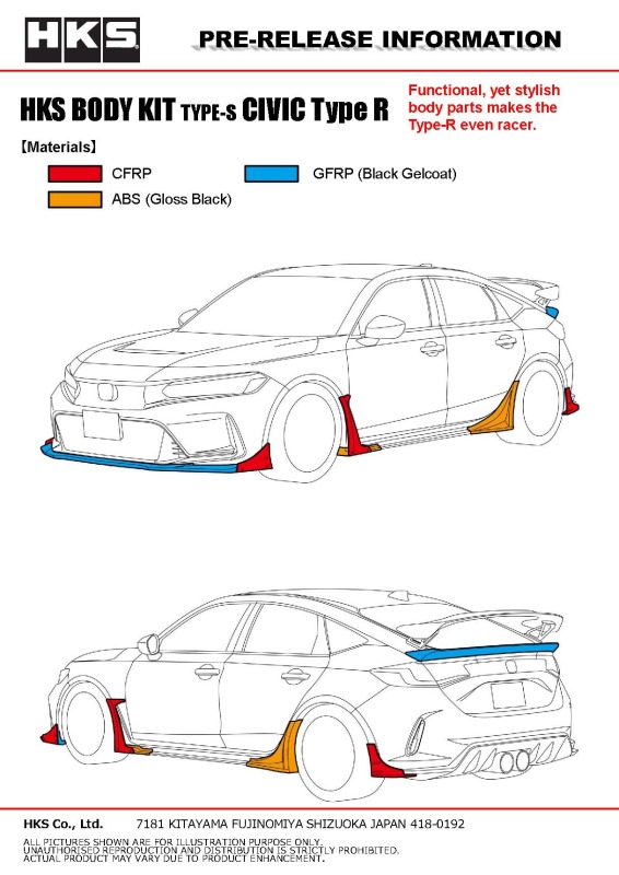 HKS BODY KIT TYPE-S FL5 R-Spoiler - Image 5