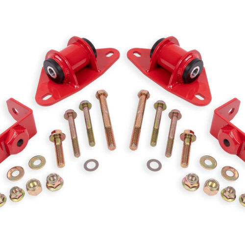 BMR 14-19 Chevrolet Corvette Motor Mount Kit - Red - Image 2