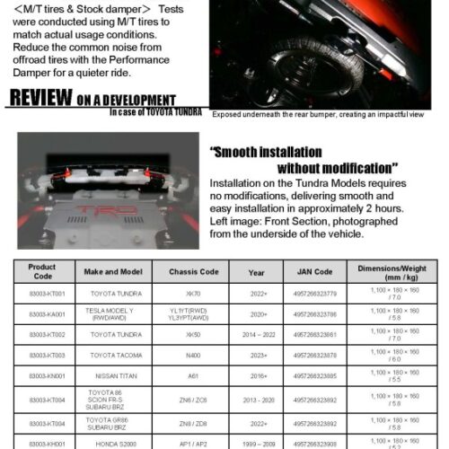 HKS Performance Damper for 2014 - 2020 Subaru WRX (STI) - Image 3
