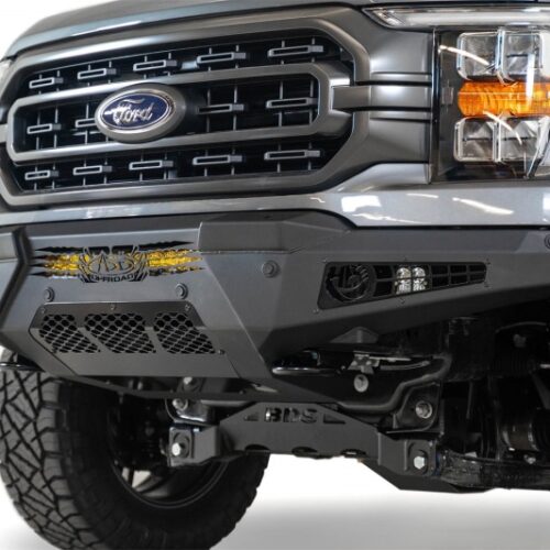 Addictive Desert Designs for 2021 Ford F-150 HoneyBadger Front Bumper w/ Top Hoop