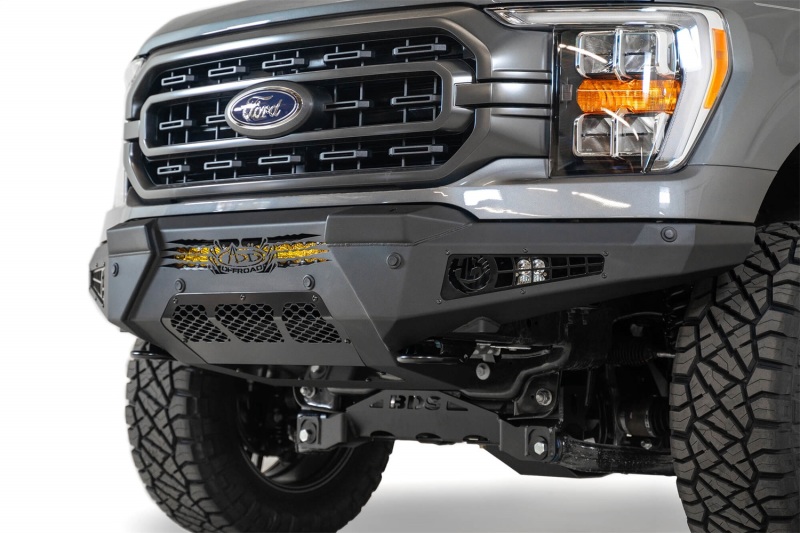 Addictive Desert Designs for 2021 Ford F-150 HoneyBadger Front Bumper w/ Top Hoop