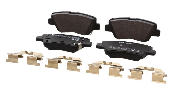 Brembo OE 21-22 Hyundai Accent/19-24 Nexo/2016 Sonata/2019 Sonata PRIME Low-Met Brake Pad - Rear - Image 3