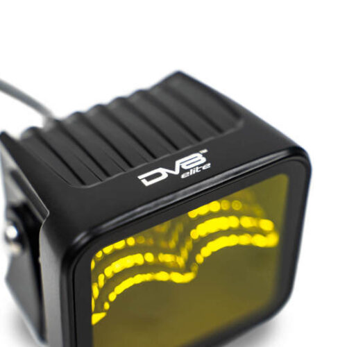 DV8 Offroad 3in Elite Series LED Amber Pod Light - Image 4