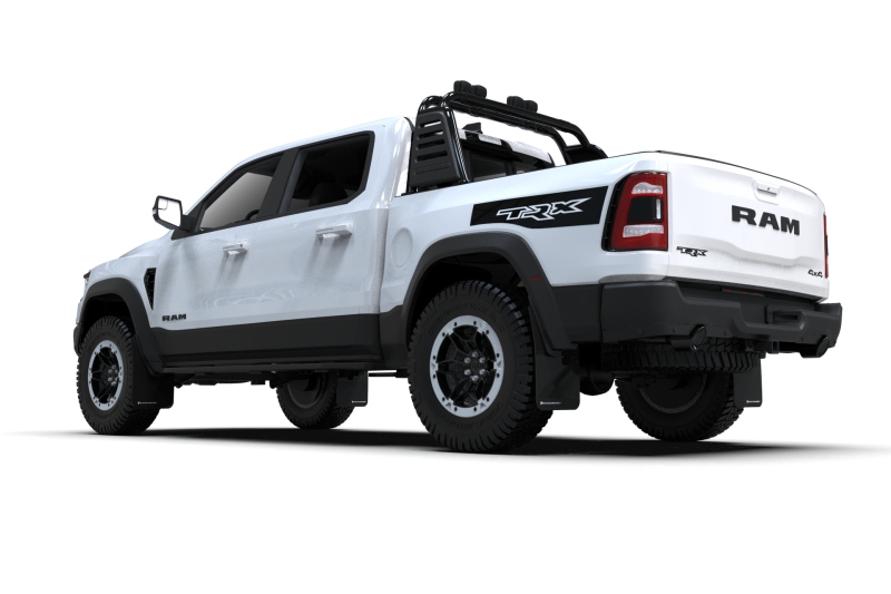 Rally Armor 21-25 Dodge Ram 1500 TRX Black UR Mud Flap - Red Logo - Image 4