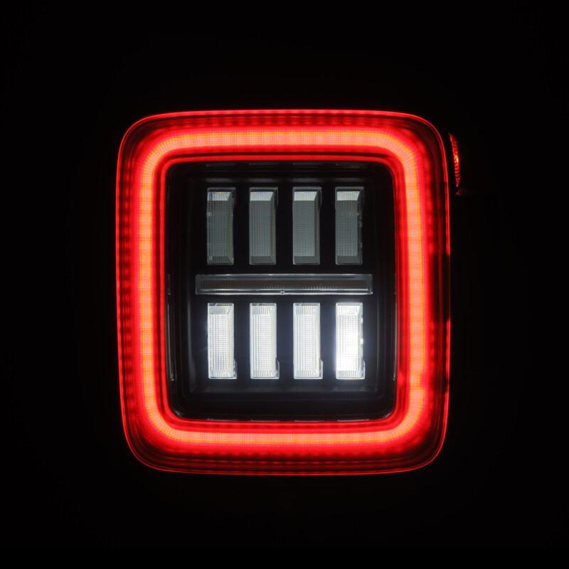 AlphaRex 18-23 Jeep Wrangler JL NOVA Prismatic LED Taillights Alpha-Black - Image 8