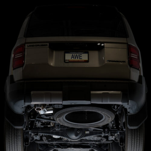 AWE Tuning Cat-Back Exhaust w/ BashGuard for 2024+ Toyota Land Cruiser / 2025+ Toyota 4Runner 0FG - Image 3