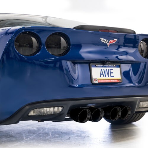 AWE Tuning Track Edition Axle-Back Exhaust w/ Diamond Black Tips for C6 Chevrolet Corvette Z06/ZR1 - Image 6