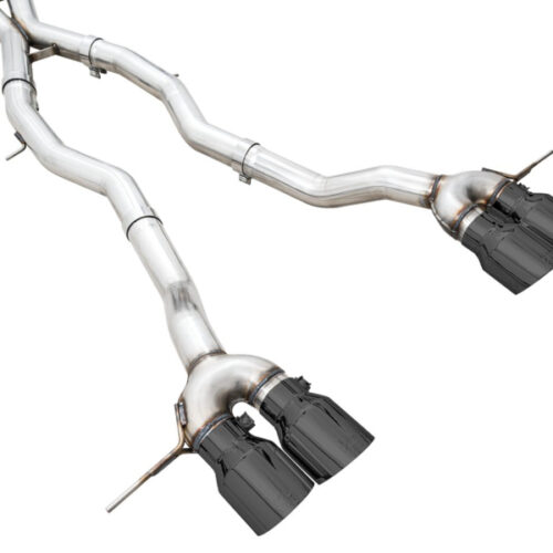 AWE Tuning Track Edition Cat-Back Exhaust for BMW G8X M3/M4 - Diamond Black Tips - Image 7