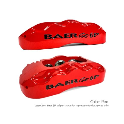 Baer Brakes 55-68 Chevy Full Size Passenger Cars STD Studs 11in SS4+ Front SDZ Brake Kit - Red - Image 4