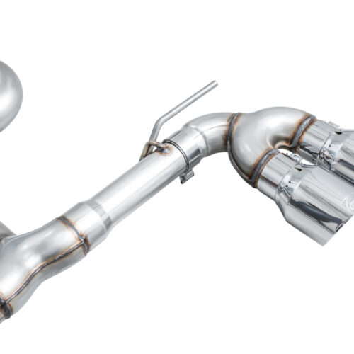AWE Tuning Track Edition Quad Exhaust - Chrome Silver Tips for MK8 Volkswagen Golf R 3in - Image 10