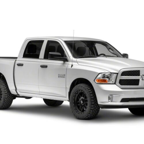 Raxiom for 2009-2018 Dodge RAM 1500 Axial OEM Rep Headlights w/ Single Bulb- Chrome Housing (Clear Lens) - Image 3