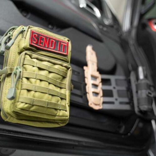 Alternative view of DV8 Offroad 18-20 Jeep Wrangler (JL)/Gladiator (JT) Front Door Pocket Molle Panels