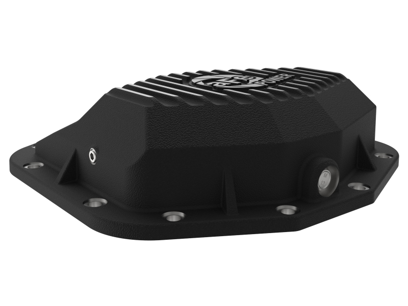 aFe Power 21-22 Ram 1500 TRX Hemi V8 6.2L (sc) PRO Series Rear Differential Cover Black w/ Machined - Image 6