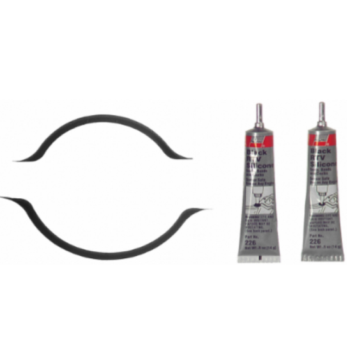 Fel-Pro 94-00 Mazda Miata/95-98 Protege Engine Oil Pan Gasket Set - RTV Silicone w/ Rubber End Seals