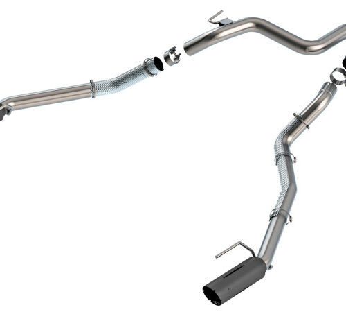 Borla 24-25 Ford Ranger Raptor 2.75in Tail Pipe Kit 4in Tip - Brawler Ceramic Black