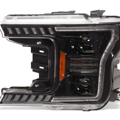 Raxiom for 2018-2020 Ford F-150 LED Halo Surround Headlights with Amber DRL- Black Housing- Clear Lens - Image 4