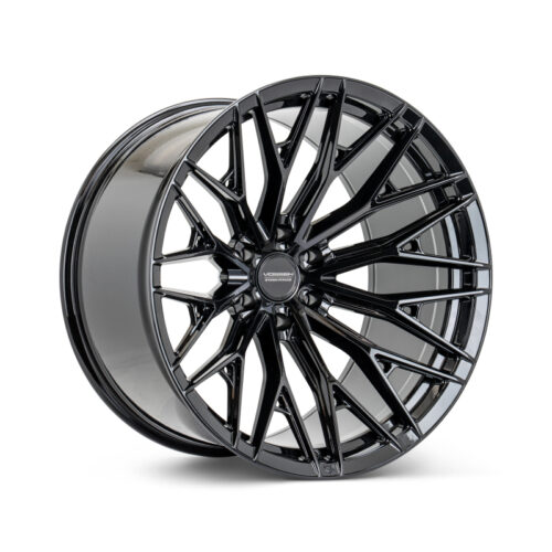 Alternative view of Vossen HFX-6 - 22x12 - 8x170 - ET-44 - Ultra Deep Face - 125.1 - Gloss Black Wheel