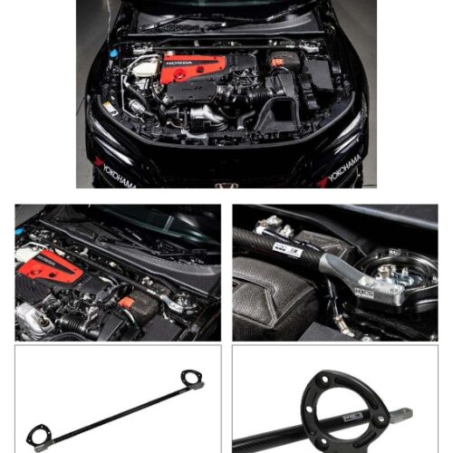 HKS Honda Civic Type R (FL5) Carbon Brace - Full Set - Image 3