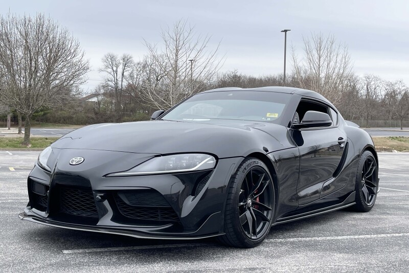 Dinan 20-26 Toyota GR Supra (A90/A91) Carbon Fiber Front Lip - Image 4