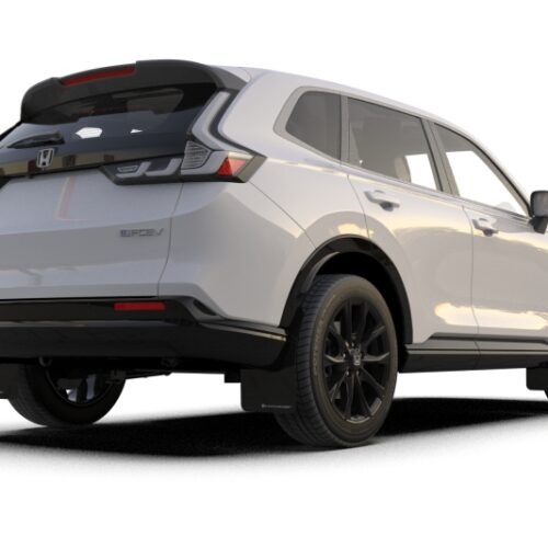 Rally Armor 23-26 Honda CR-V Black Mud Flap - White Logo - Image 2