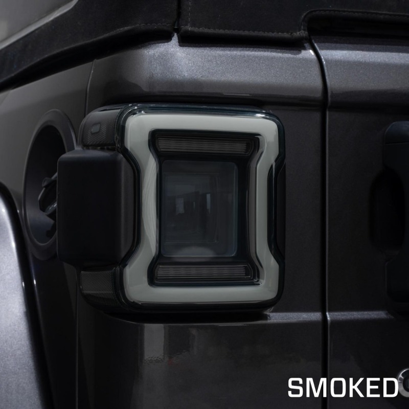 Form Lighting 2018-2023 Jeep Wrangler LED Tail Lights Smoke (Pair) - Image 7