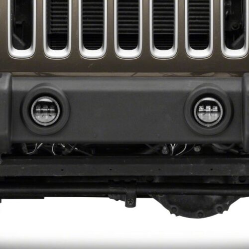 Raxiom for 2007-2018 Jeep Wrangler JK Axial Series 4-In LED Devil Eyes Fog Lights w/ Halo - Image 7
