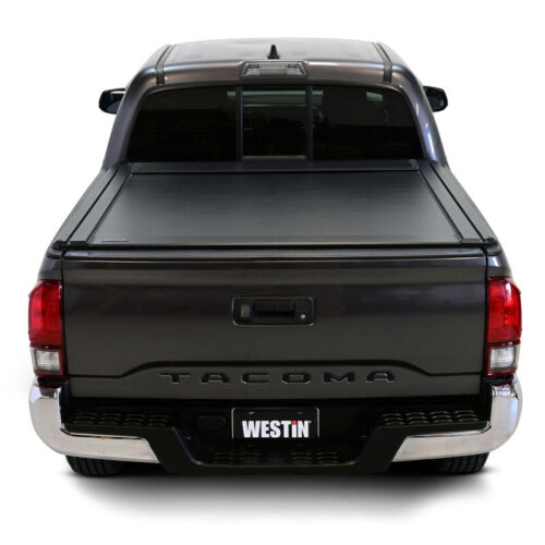 Westin 16-23 Toyota Tacoma 5ft 5in Bed Manual Retractable Tonneau Cover - Black - Image 5