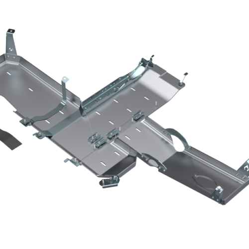 Artec Industries JL4167 21-25 Jeep Wrangler JL Sahara Jl Full Bellypan w/ Oil Door - 2 Door 3.6L Alum