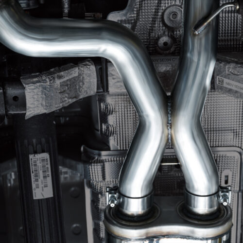 AWE Tuning Cat-Back SwitchPath Exhaust (No Tips) for 22-24 Ford Bronco Raptor 4WD Dual BashGuards - Image 8