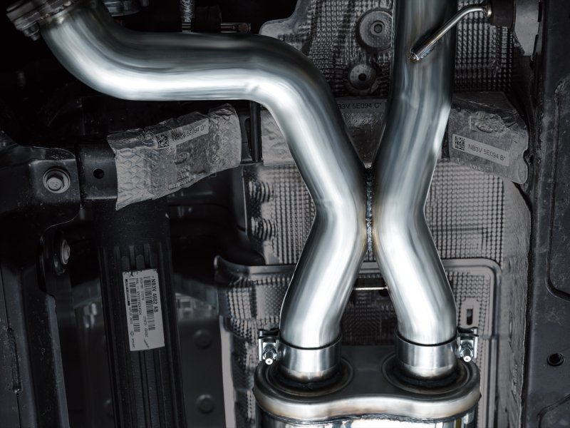 AWE Tuning Cat-Back SwitchPath Exhaust (No Tips) for 22-24 Ford Bronco Raptor 4WD Dual BashGuards - Image 8