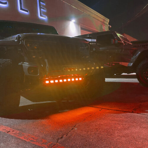 ORACLE Lighting 18-22 Jeep Wrangler JL Skid Plate w/ Integr LED Emitters - Amber - Image 5